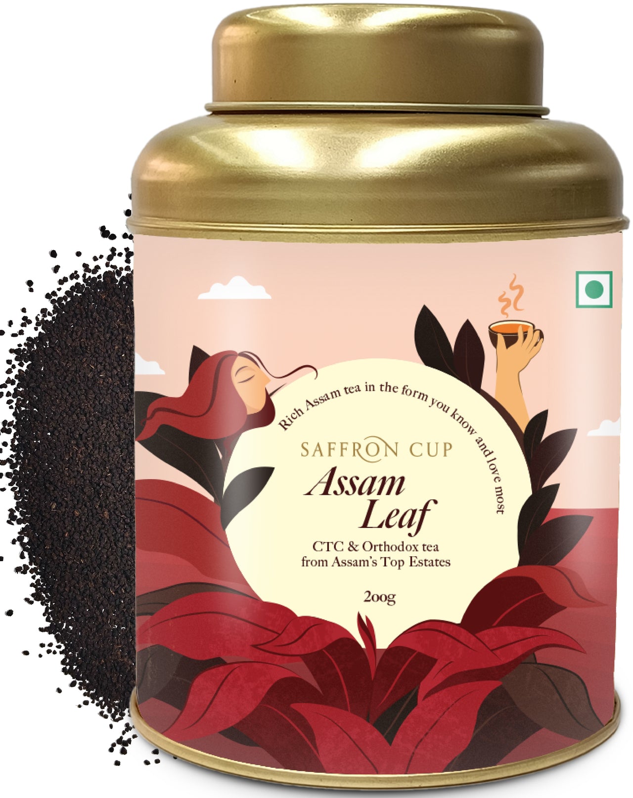 Pure Assam Black CTC Tea – 200g | Fresh Assam Tea